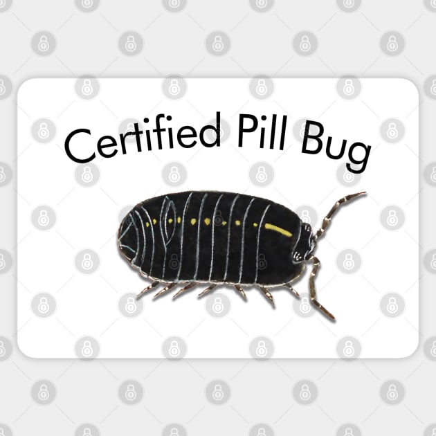 Pill bug design Sticker by Luggnagg